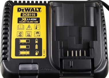 DeWALT Cargador Rápido de Batería para 10,8-18V DCB115 pa DeWALT Cargador Rápido de Batería para 10,8-18V DCB115 pa