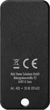 NUKI Llavero con control remoto - Fob - Negro NUKI Llavero con control remoto - Fob - Negro