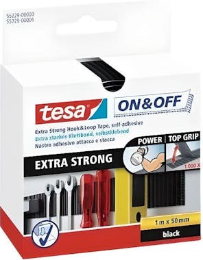 tesa TESA Cinta extrafuerte - 1m x 50mm - Negra tesa TESA Cinta extrafuerte - 1m x 50mm - Negra