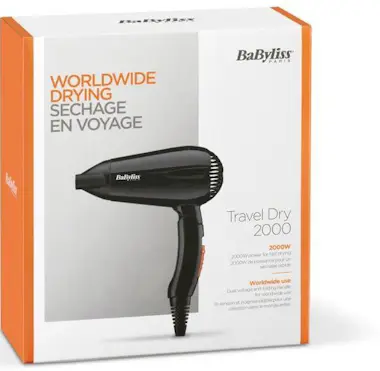 Babyliss BaByliss - 5344E - Secador de pelo ligero compacto Babyliss BaByliss - 5344E - Secador de pelo ligero compacto