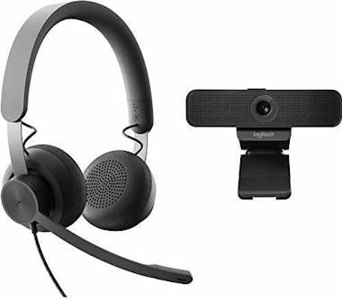Logitech LOGI Bundle Zone Auriculares con cable + cámara we Logitech LOGI Bundle Zone Auriculares con cable + cámara we