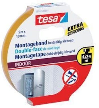 tesa Cinta adhesiva de doble cara interior - 5 mx 19 mm tesa Cinta adhesiva de doble cara interior - 5 mx 19 mm