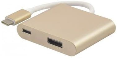 Generic Adaptador USB 3.1 Tipo-C a HDMI más carga Tipo-C Generic Adaptador USB 3.1 Tipo-C a HDMI más carga Tipo-C