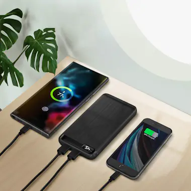 SETTY Batería Externa 10000 mAh 2 Salidas USB Pantalla L SETTY Batería Externa 10000 mAh 2 Salidas USB Pantalla L