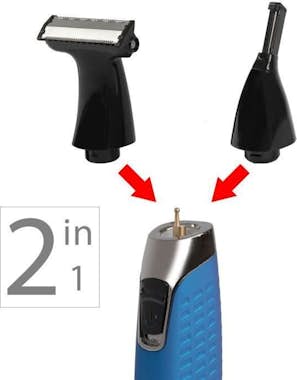 Proficook Recortador 2 en 1 Recortador de Vello Corporal Rec Proficook Recortador 2 en 1 Recortador de Vello Corporal Rec