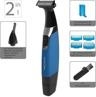 Proficook Recortador 2 en 1 Recortador de Vello Corporal Rec Proficook Recortador 2 en 1 Recortador de Vello Corporal Rec