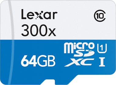 Lexar Lexar LSDMI64GBBNL300 memoria flash 64 GB MicroSDX Lexar Lexar LSDMI64GBBNL300 memoria flash 64 GB MicroSDX