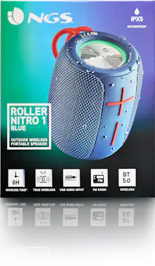 NGS NGS Roller Nitro 1 Altavoz portátil estéreo Azul 1 NGS NGS Roller Nitro 1 Altavoz portátil estéreo Azul 1