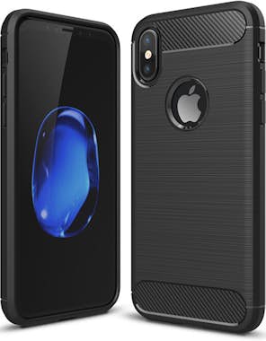 Multi4you Funda Silicona Carbono para Apple iPhone X Multi4you Funda Silicona Carbono para Apple iPhone X