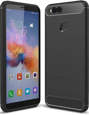 Multi4you Funda Silicona Carbono para Huawei Honor 7X Multi4you Funda Silicona Carbono para Huawei Honor 7X