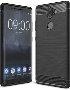 Multi4you Funda Silicona Carbono para Nokia 8 Sirocco Multi4you Funda Silicona Carbono para Nokia 8 Sirocco