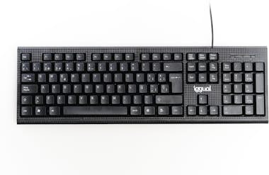 iggual iggual CK-BUSINESS-105T teclado USB QWERTY Negro