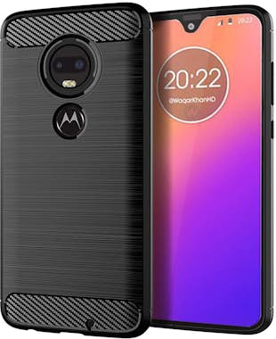 Multi4you Funda Silicona Carbono para Motorola Moto G7 Multi4you Funda Silicona Carbono para Motorola Moto G7