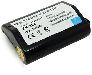 Multi4you Batería Compatible para Nikon EN-EL4 2000mAh Multi4you Batería Compatible para Nikon EN-EL4 2000mAh