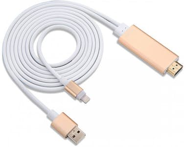 Multi4you Cable Adaptador MHL Lightning para HDMI USB para i Multi4you Cable Adaptador MHL Lightning para HDMI USB para i