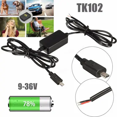 Multi4you Kit Cargador Coche para GPS Tracker TK102 Multi4you Kit Cargador Coche para GPS Tracker TK102
