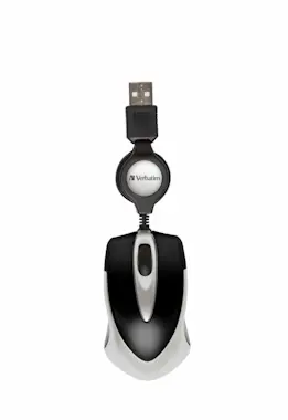 Multi4you Mini Ratón / Mouse con Cable USB Retráctil Multi4you Mini Ratón / Mouse con Cable USB Retráctil