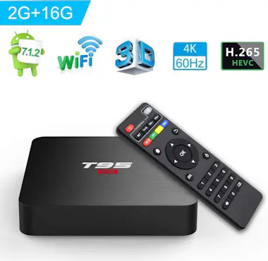 Multi4you Smart Box TV Android T95 2GB RAM 16GB 4K Quad Core Multi4you Smart Box TV Android T95 2GB RAM 16GB 4K Quad Core