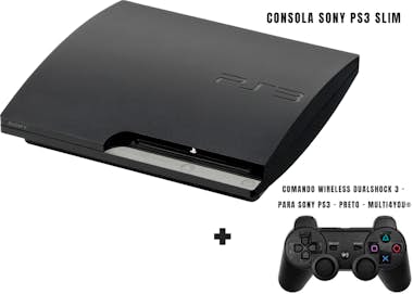 Multi4you Consola Sony PS3 Slim 120GB (Reacondicionado Grado Multi4you Consola Sony PS3 Slim 120GB (Reacondicionado Grado