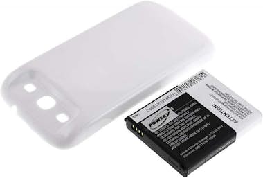 POWERY Batería para Samsung GT-I9300 Color Blanco 3300mAh POWERY Batería para Samsung GT-I9300 Color Blanco 3300mAh