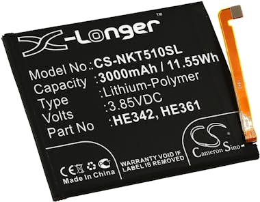 POWERY Batería compatible con Nokia modelo HE342 POWERY Batería compatible con Nokia modelo HE342