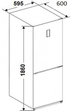 Fagor Frigorifico Combi 3FFK-6636X Fagor Frigorifico Combi 3FFK-6636X
