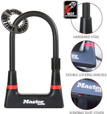 Master Lock MASTER LOCK Bike U Lock - Soporte universal para b Master Lock MASTER LOCK Bike U Lock - Soporte universal para b