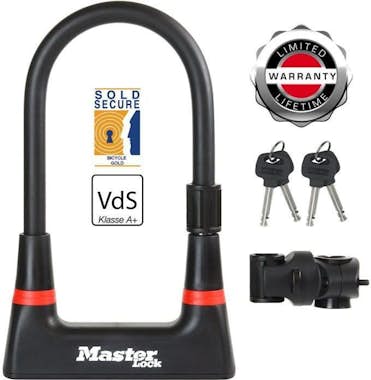Master Lock MASTER LOCK Bike U Lock - Soporte universal para b Master Lock MASTER LOCK Bike U Lock - Soporte universal para b