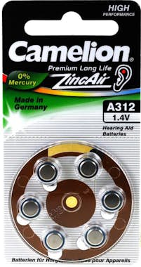 Camelion Pila de Audífono A312 ZL312 PR736 AE312 DA312 V312 Camelion Pila de Audífono A312 ZL312 PR736 AE312 DA312 V312