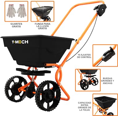 Monstershop Esparcidor T-Mech 25L Esparcidor de Semillas Espar Monstershop Esparcidor T-Mech 25L Esparcidor de Semillas Espar