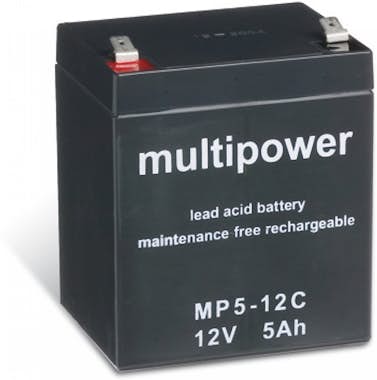 POWERY Batería de plomo-sellada (multipower) MP5-12C zykl POWERY Batería de plomo-sellada (multipower) MP5-12C zykl