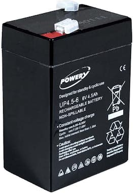 POWERY Batería de GEL para SAI Tairui TP6-4.0 6V 4,5Ah (R POWERY Batería de GEL para SAI Tairui TP6-4.0 6V 4,5Ah (R