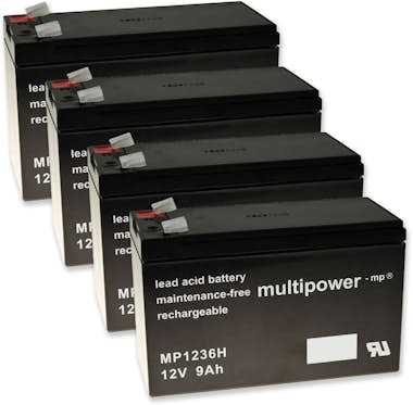 POWERY Batería de GEL para SAI APC RBC24 9Ah 12V POWERY Batería de GEL para SAI APC RBC24 9Ah 12V