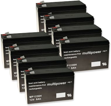 POWERY Batería de GEL para SAI APC RBC27 9Ah 12V POWERY Batería de GEL para SAI APC RBC27 9Ah 12V