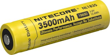 NITECORE Batería Li-Ion Modelo 18650 3500mAh NL1835 Origina NITECORE Batería Li-Ion Modelo 18650 3500mAh NL1835 Origina