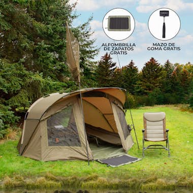 Monstershop Vivac Tienda de Pesca Verde 1-2 Man Bivvy Funda Pe Monstershop Vivac Tienda de Pesca Verde 1-2 Man Bivvy Funda Pe