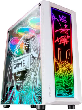 Mars Gaming Mars Gaming MC-ART Blanco Caja PC Gaming ATX Doble Mars Gaming Mars Gaming MC-ART Blanco Caja PC Gaming ATX Doble