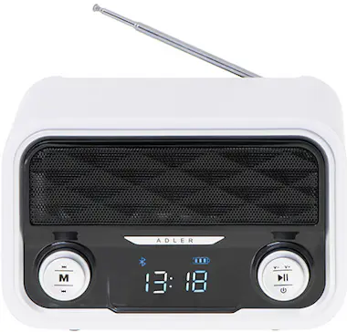 ADLER Adler AD 1185 radio Portátil Blanco ADLER Adler AD 1185 radio Portátil Blanco