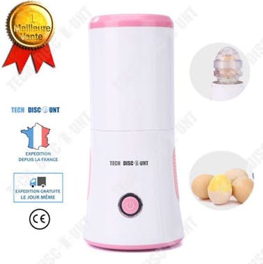 Tech DISCOUNT Batidora TD® huevo con cáscara amarillo y blanco d Tech DISCOUNT Batidora TD® huevo con cáscara amarillo y blanco d