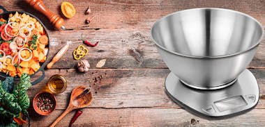 MPM MWK-05M Báscula de Cocina Digital con Bol Removibl MPM MWK-05M Báscula de Cocina Digital con Bol Removibl