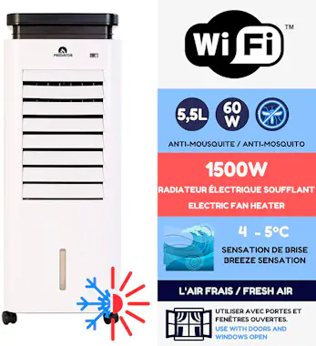 Glaziar Predator P20HWIFI Climatizador Evaporativo Frío / Glaziar Predator P20HWIFI Climatizador Evaporativo Frío /