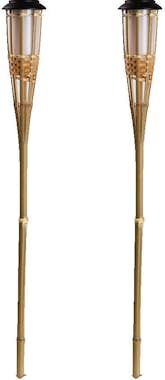 lumisky Antorcha solar de bambú H80CM 2x BAMBOO TORCH lumisky Antorcha solar de bambú H80CM 2x BAMBOO TORCH