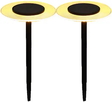 lumisky 2 balizas solares para clavar en el suelo H35cm 2x lumisky 2 balizas solares para clavar en el suelo H35cm 2x