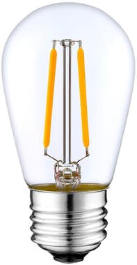 lumisky Paquete de 100 bombillas de filamento LED E27 2W X lumisky Paquete de 100 bombillas de filamento LED E27 2W X