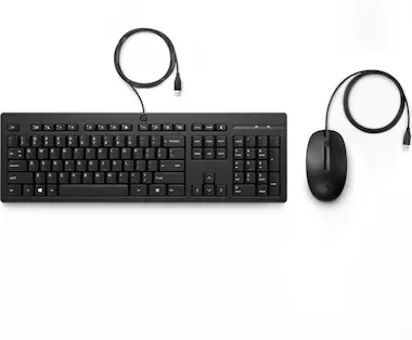 HP HP Combo de teclado y ratón con cable 225 HP HP Combo de teclado y ratón con cable 225
