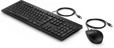 HP HP Combo de teclado y ratón con cable 225 HP HP Combo de teclado y ratón con cable 225
