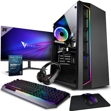 Vibox II-94 Gaming PC - 24"" Pack Monitor - 6-Core Intel Vibox II-94 Gaming PC - 24"" Pack Monitor - 6-Core Intel