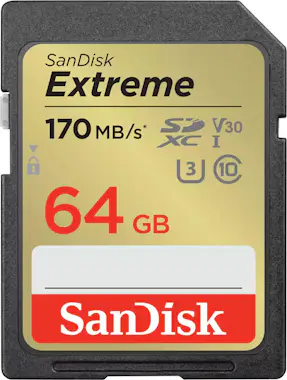 SanDisk SanDisk Extreme 64 GB SDXC UHS-I Clase 10 SanDisk SanDisk Extreme 64 GB SDXC UHS-I Clase 10