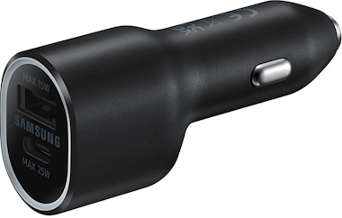 Samsung Cargador Coche Dual USB y USB tipo C 40W Samsung Cargador Coche Dual USB y USB tipo C 40W