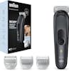 Braun Braun BodyGroomer 3 BG3340 Negro, Gris Braun Braun BodyGroomer 3 BG3340 Negro, Gris